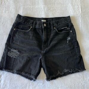 OLD Navy Black Jean Shorts Size 4
